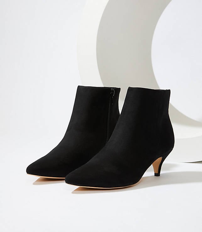 Kitten Heel Ankle Boots