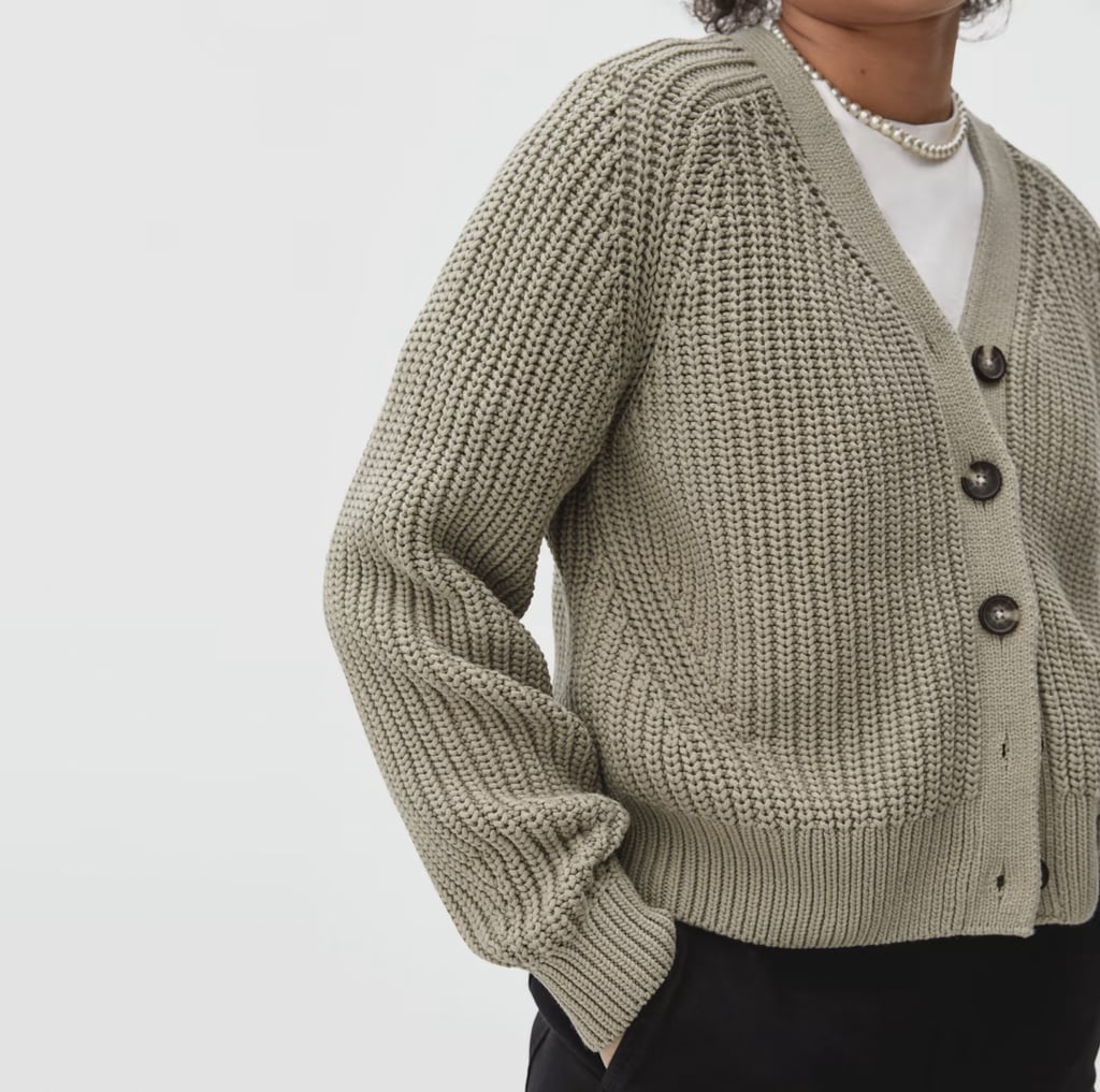A Casual Knit: Everlane The Texture Cotton Cardigan