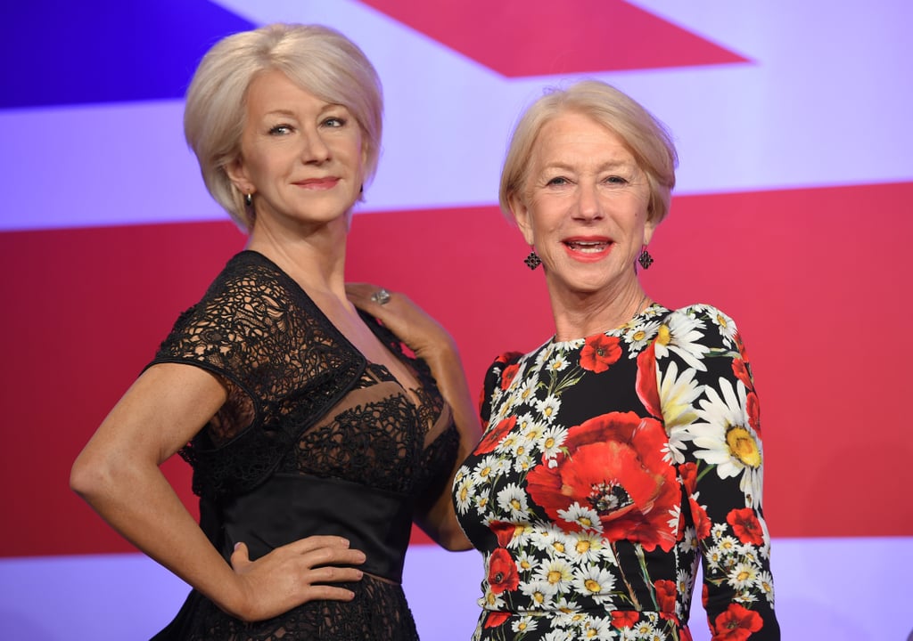 Helen Mirren Meets Wax Figures