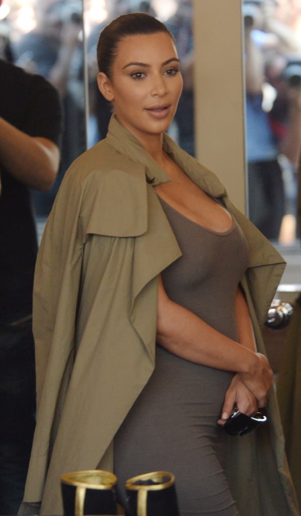 Kim Kardashian Baby Bump Pictures July 2015