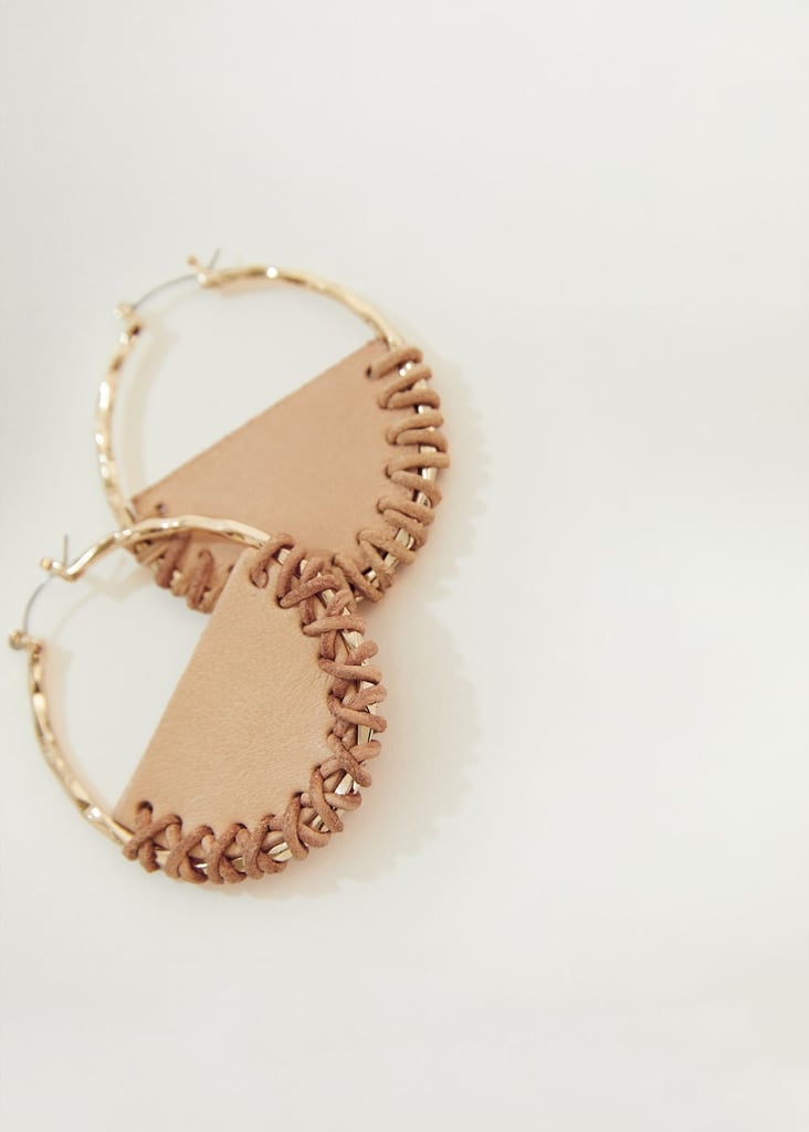 Mango Handmade Leather Earrings