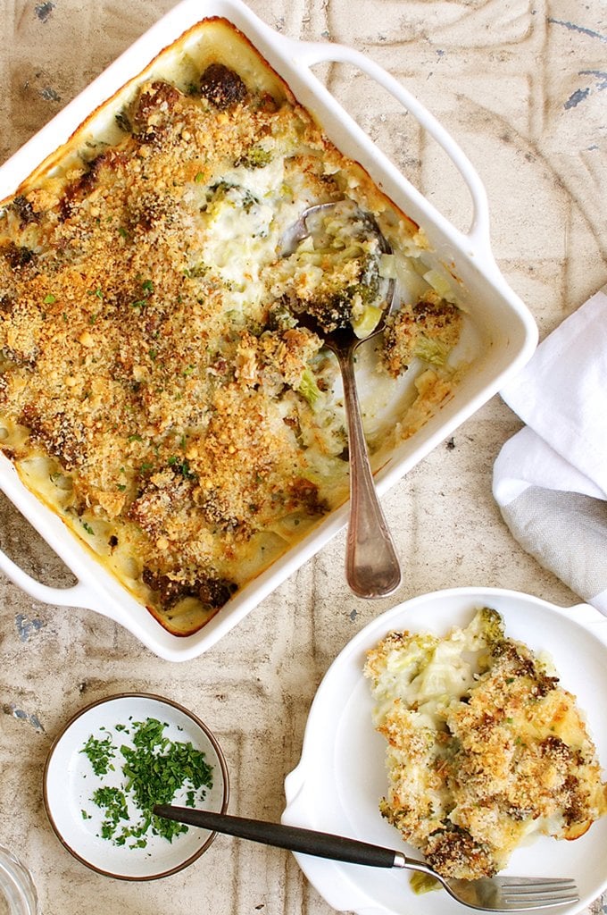 Parmesan Garlic Broccoli Casserole