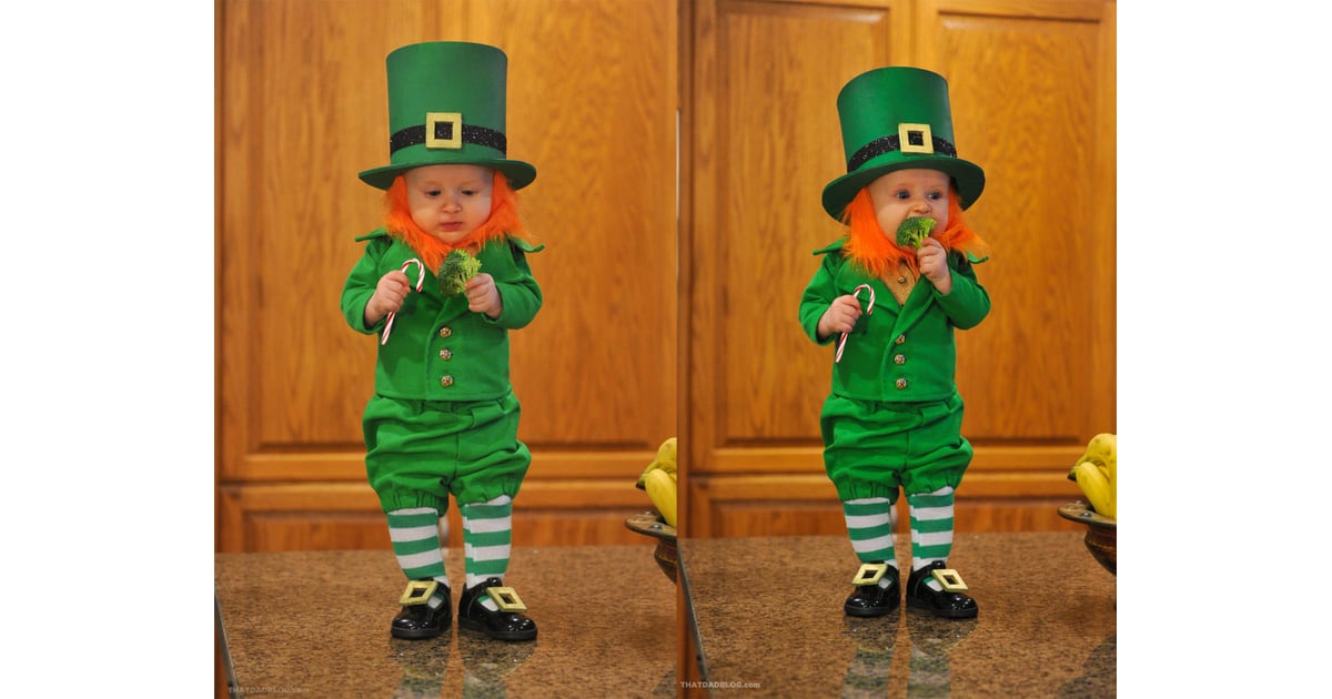 Baby Toddlers Kids Parenting These Photos Of A Real Life Baby Leprechaun Will Make Everyone Wish They Were Irish Popsugar Family Photo 10