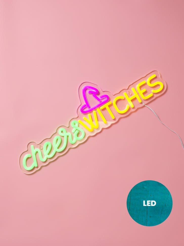 A Neon Sign: Light Up Cheers Witches Neon Sign | Best Halloween Decor