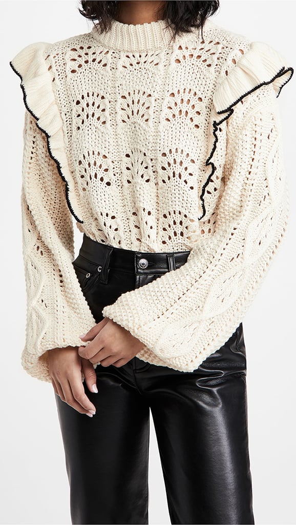 En Saison Ruffled Sweater