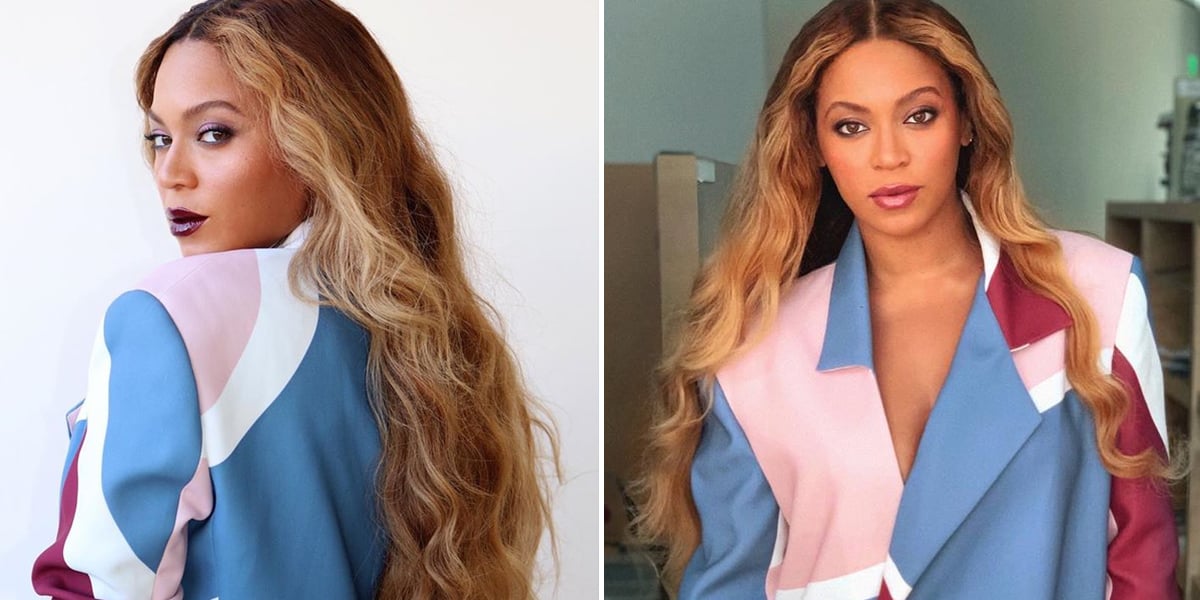 Beyoncé's Jeux De Mains Colorblock Pantsuit | PS Fashion