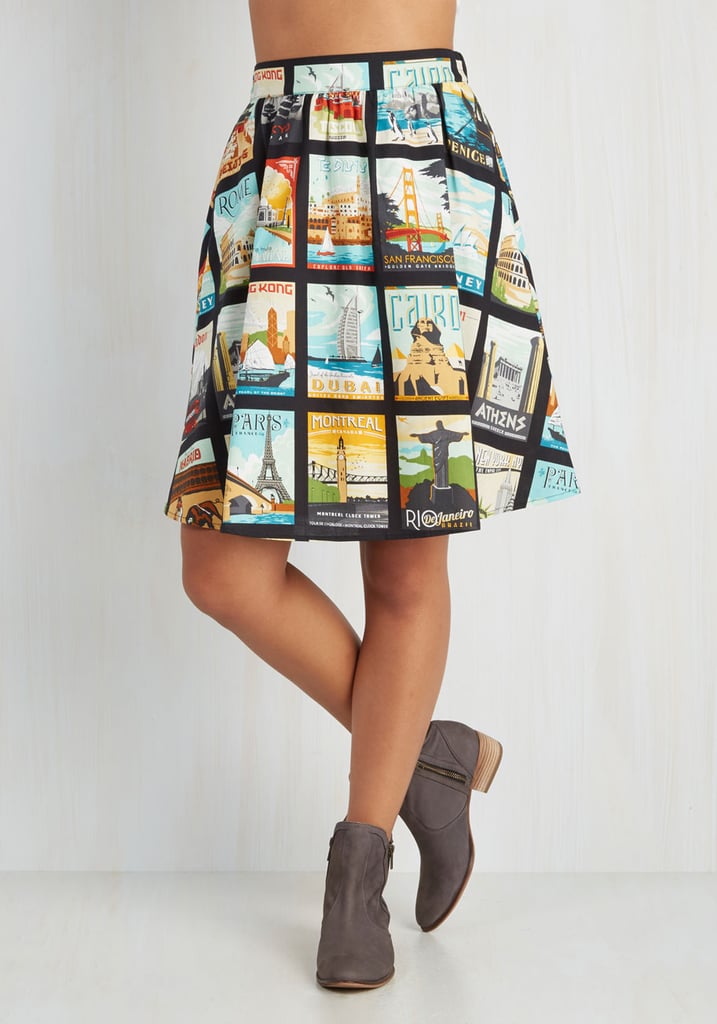 ModCloth Around the World in Katie Days skirt