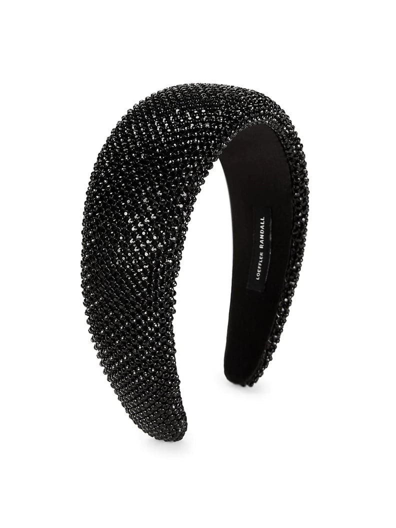 Loeffler Randall Crystal-Embellished Oversize Headband