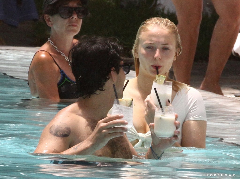 Joe Jonas and Sophie Turner Kissing in Miami August 2018