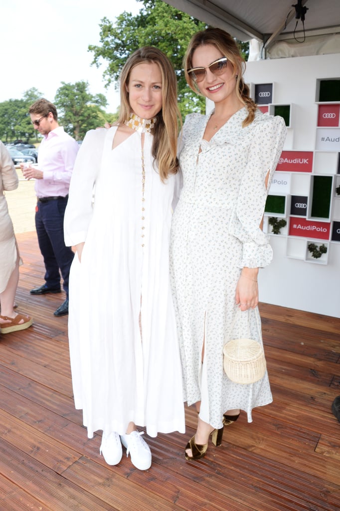 Hannah Bagshawe and Lily James