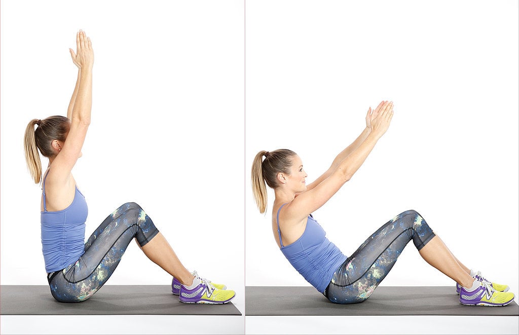 Pilates Roll-Down  Your Flat Abs Are on Their Way If You Do These