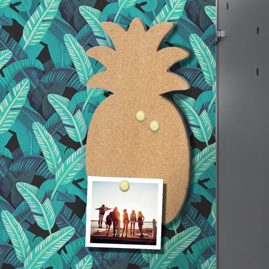 Magnetic Pineapple Locker Bulletin Board with Pins