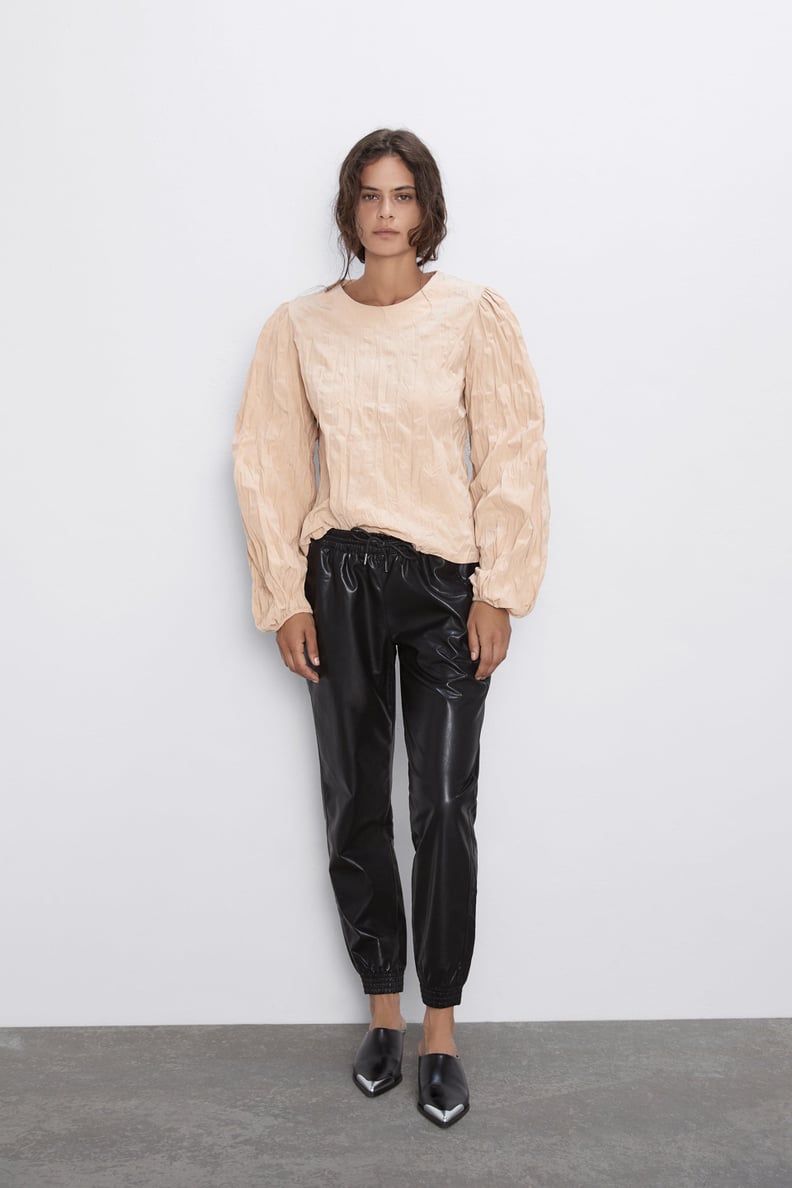 Zara Faux Leather Pants