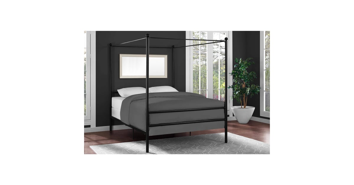 Mainstays Metal Canopy Bed Furniture Under 200 at Walmart POPSUGAR Home Photo 10