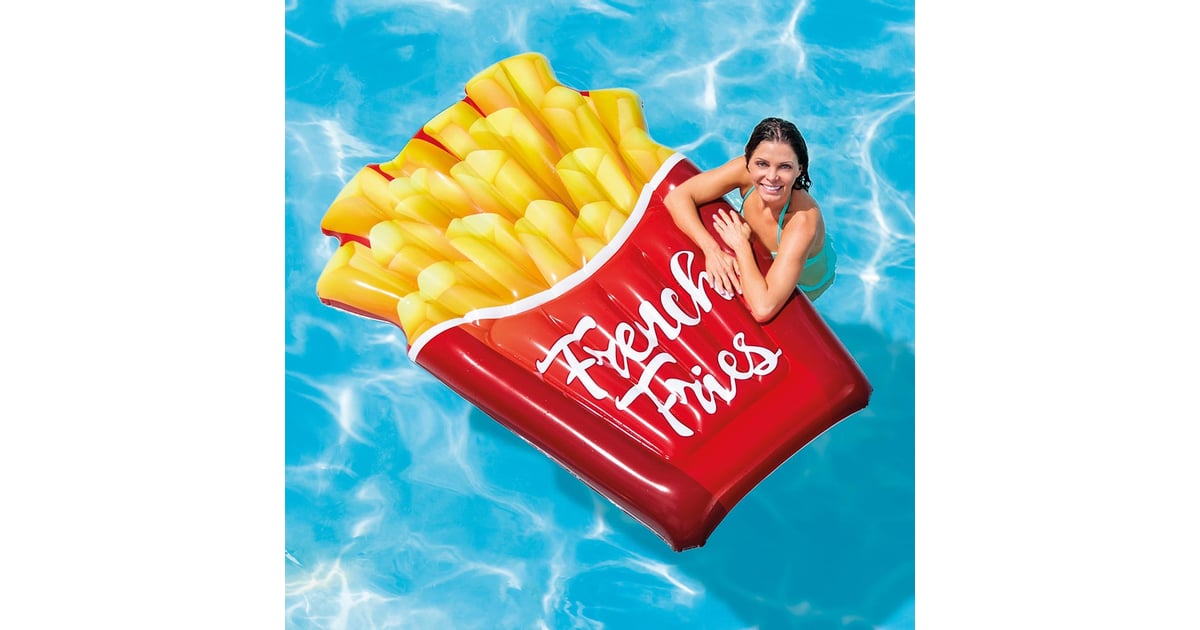 Intex Inflatable French Fries Pool Float | 15 Food Pool Floats That Will  Make You LOL — From Pizza to Cupcakes | POPSUGAR Home Photo 6