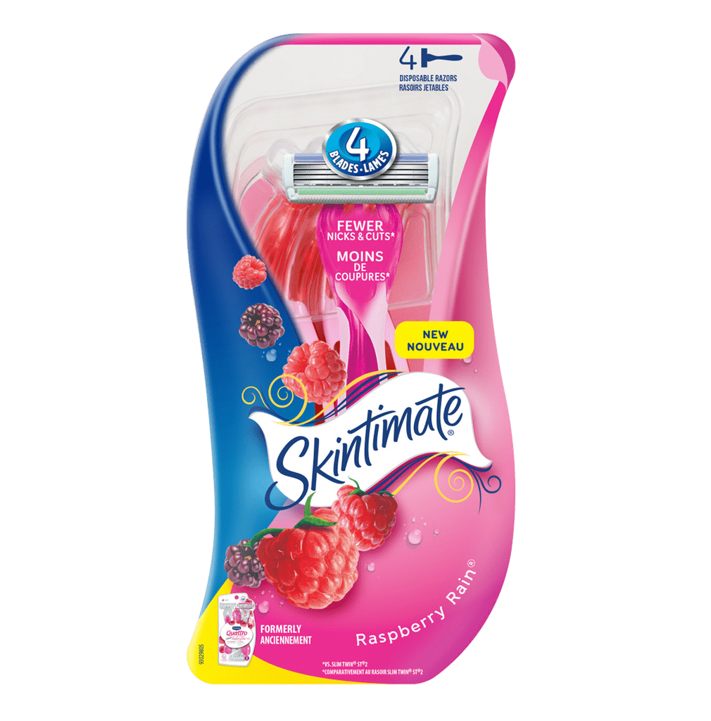 Raspberry Rain Disposable Razors