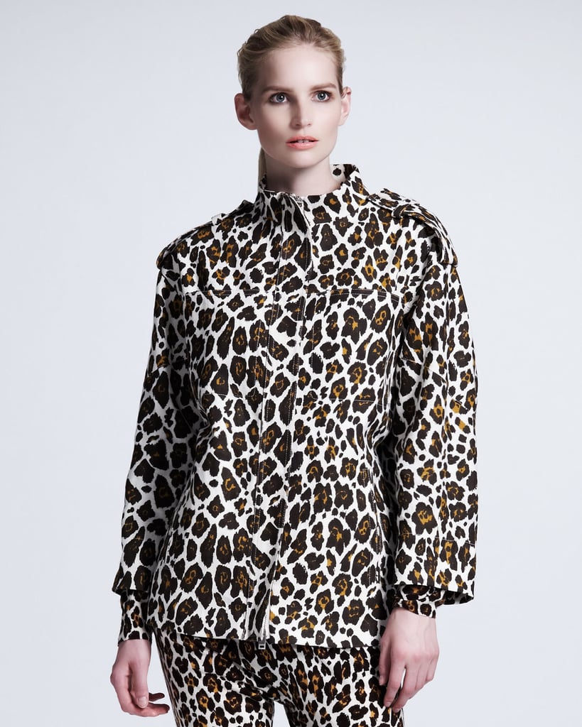 Stella McCartney Leopard-Print Cocoon Coat ($535, originally $1,530)