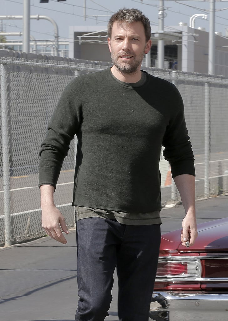 Ben Affleck With Gray Hair in LA March 2016 Pictures