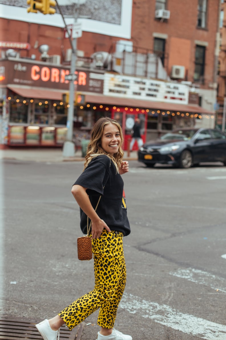 Pantalon animal print 2019 clearance