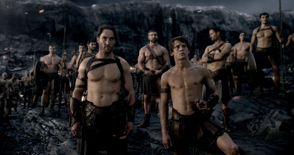 Callan Mulvey and Jack O'Connell, 300: Rise of an Empire