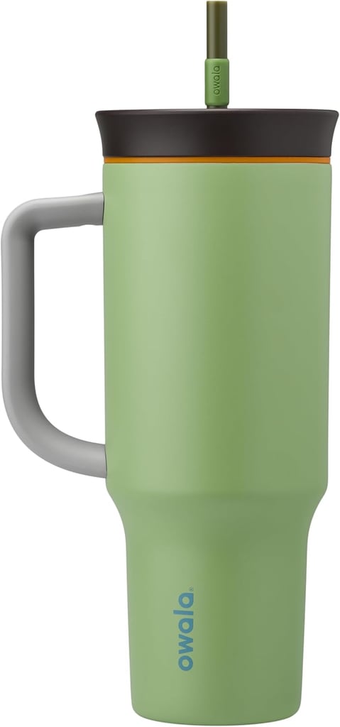 Owala Stainless Steel Triple Layer Insulated Travel Tumbler ($27, originally $40)
We could all use a good water bottle to accompany our workouts, and this Owala one is a great option. It's made of stainless steel, triple-layered to keep your drinks hot or cold, and it comes in a wide variety of pretty colors and fun designs. See what our editors had to say in our full Owala water bottle review.
Editor Quote: "Beyond its aesthetics, I fell in love with the dual-function straw. What makes it so great is that you can either sip through the built-in straw (ideal for avoiding spills when it's full) or swig from the spout opening when you need a lot more water at once (perfect for those intense Sculpt classes)." — MP