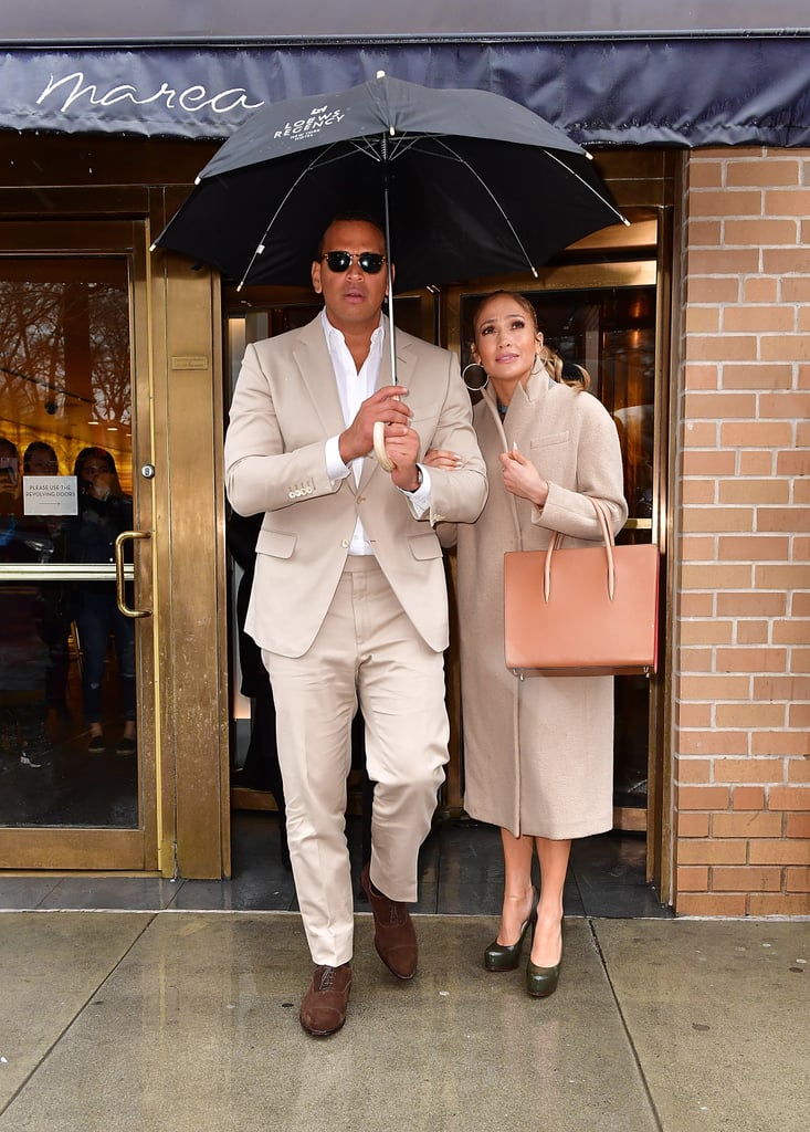 Jennifer Lopez and Alex Rodriguez Matching Outfits 2017 | POPSUGAR