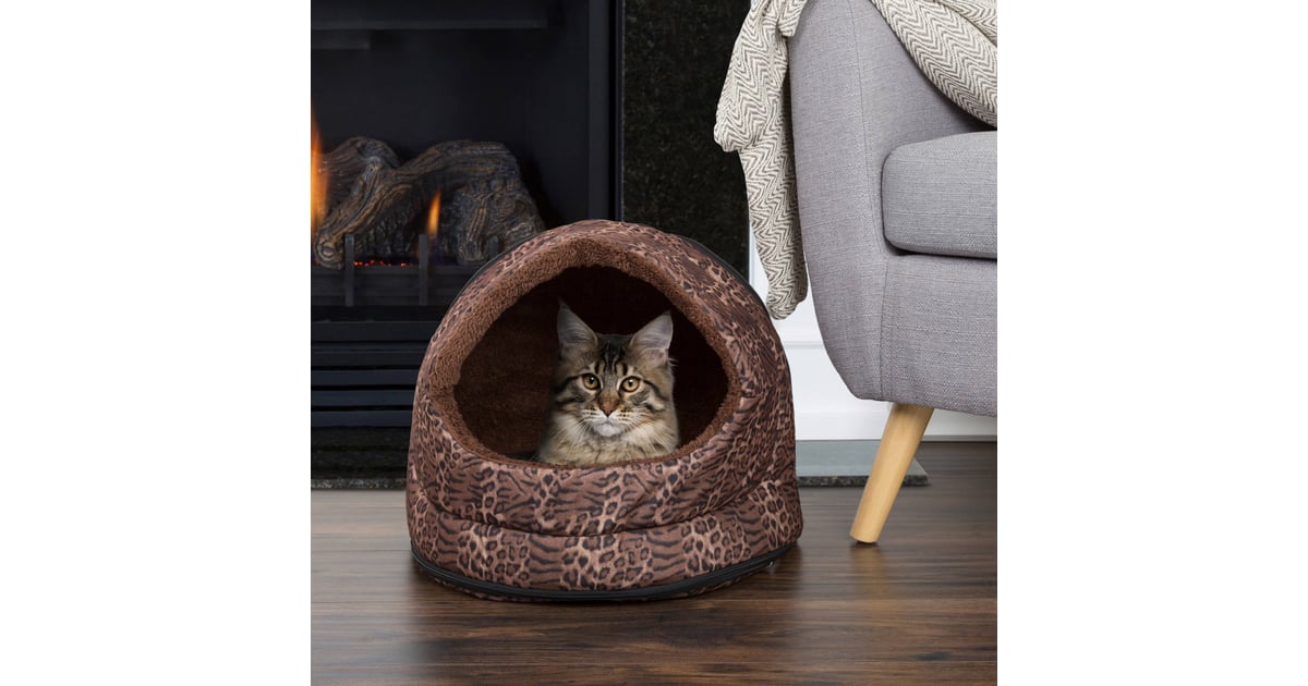 PetMaker Furry Canopy Cave Pet Bed Best Pet Beds at Walmart