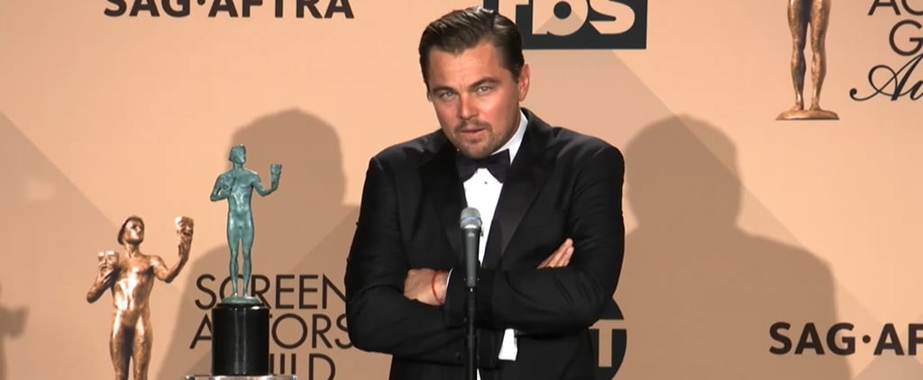 Leonardo DiCaprio Reveals His First Role at SAG Awards 2016