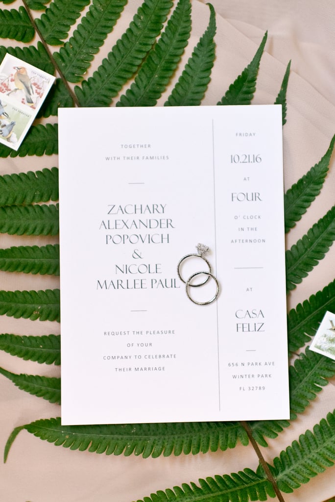 Tip: Even the leaves behind the invitation can serve as a perfect backdrop.
Photo by Molliner Photography