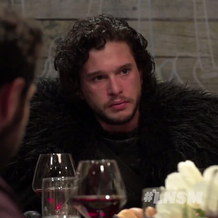 Seth Meyers Brings Jon Snow To A Dinner Party Video Popsugar Entertainment