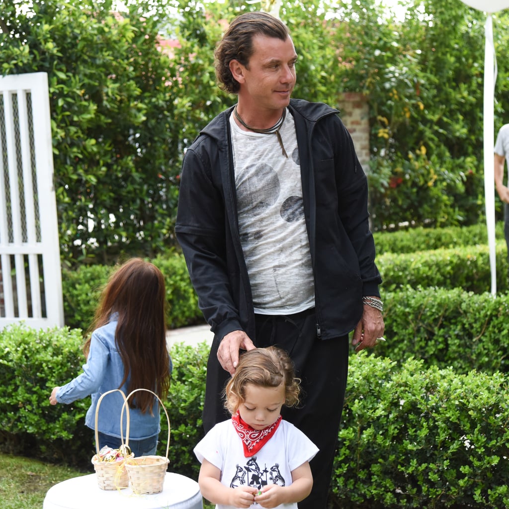 Gavin Rossdale and Kids Easter Egg Hunt March 2016