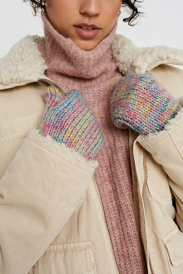 UO Colourful Knit String Mittens Best Stocking Fillers From Urban