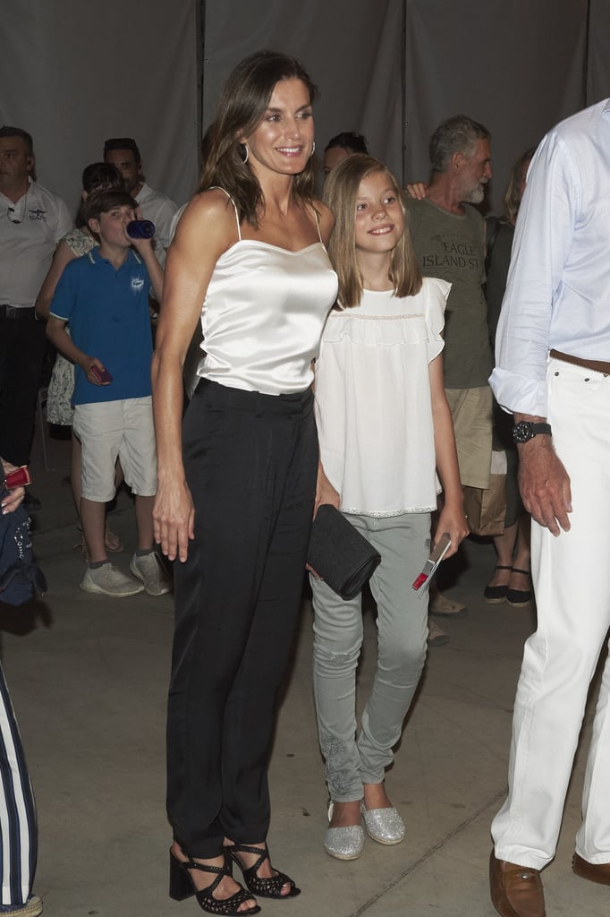 Queen Letizia's Black Sandals at Ara Malikian Concert 2018