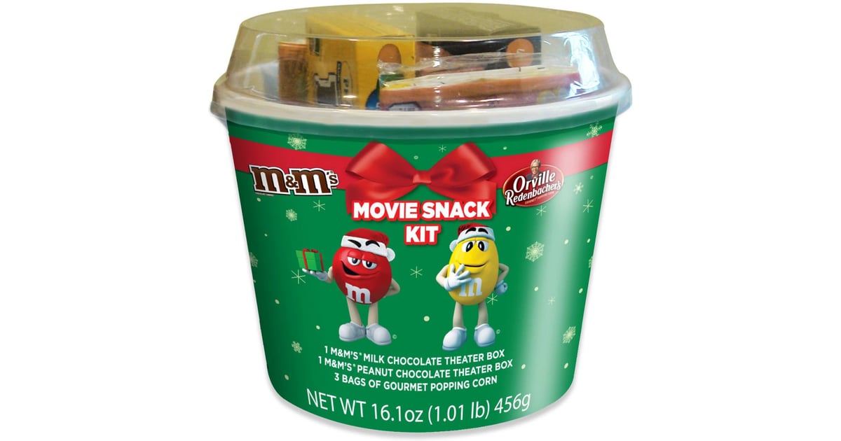 M&M Christmas Popcorn Bucket Edible Gifts From Target POPSUGAR Food