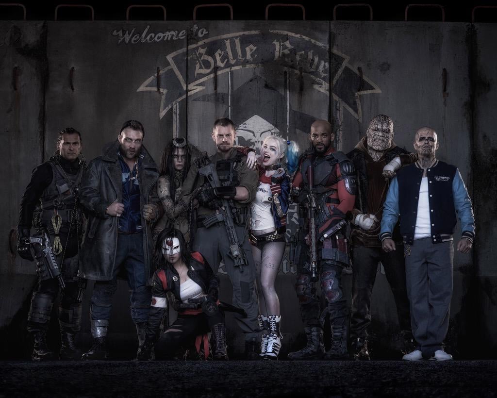 The first picture of the cast in character, shared by Ayer, is epic.