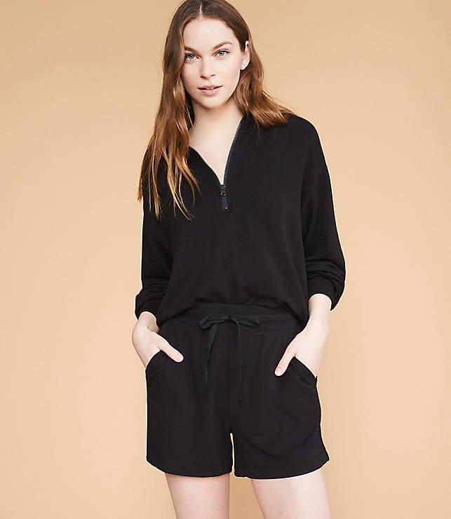 Signaturesoft plush deals drawstring shorts