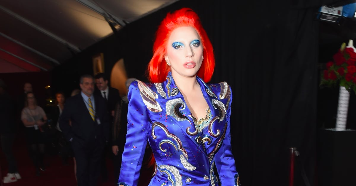 Lady Gaga's David Bowie Outfit at Grammys 2016