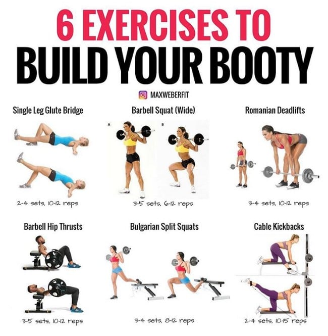 Best Exercises For Booty Gains Popsugar Fitness