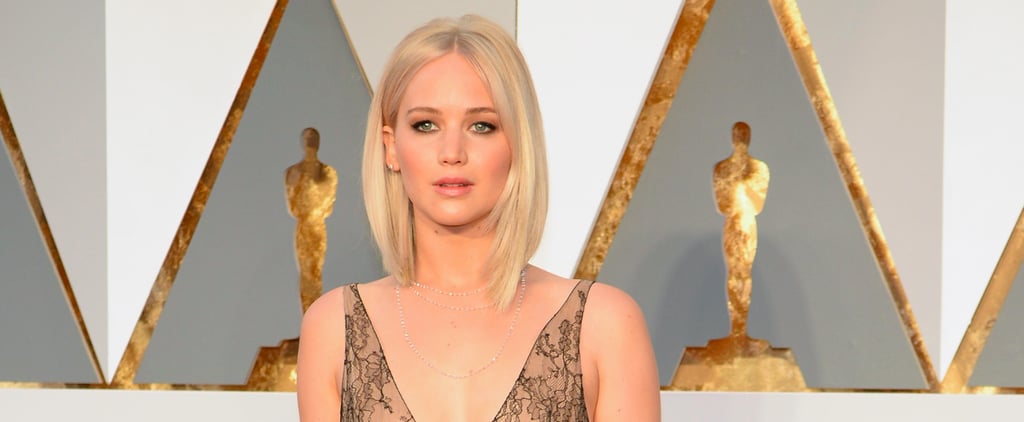 Jennifer Lawrence's Hair and Makeup at the 2016 Oscars