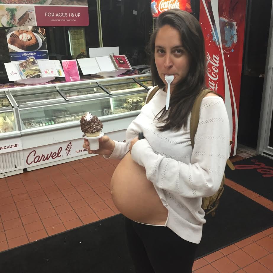 Pregnancy diet in full effect.