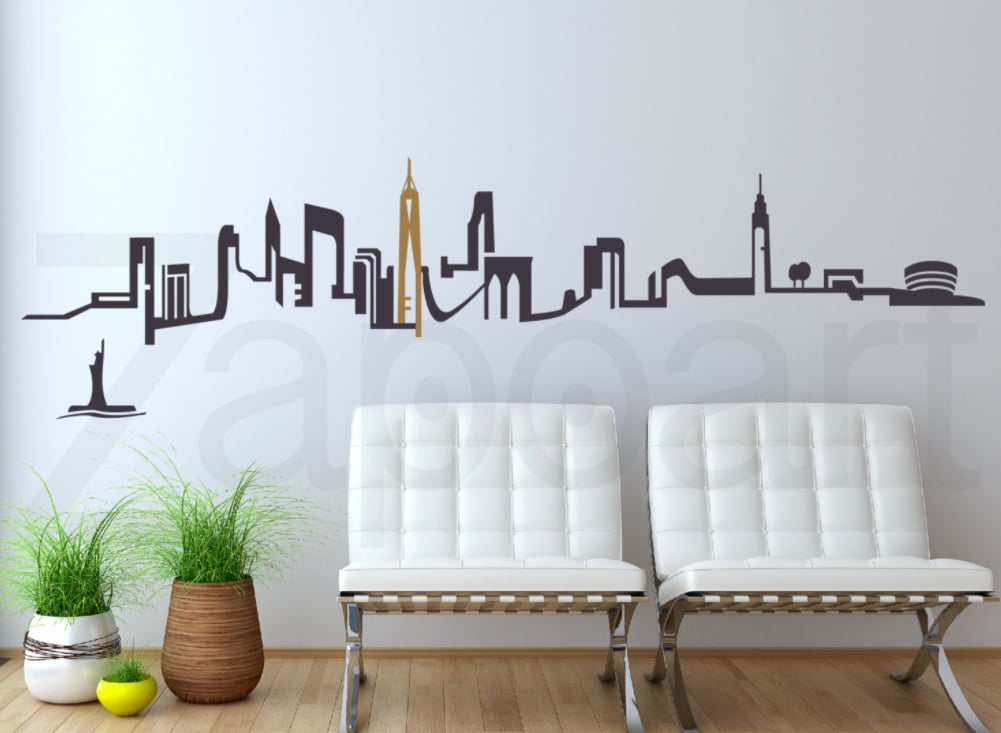 NYC Skyline Decal