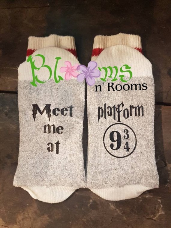 Meet Me at Platform 9 3/4 Socks