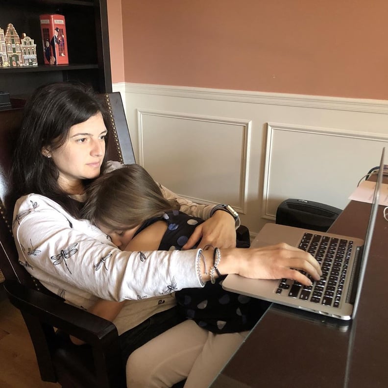 This Kid Who Took Naptime on Mom's Lap