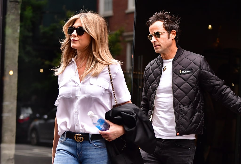 Jennifer Aniston With Justin Theroux in NYC September 2016