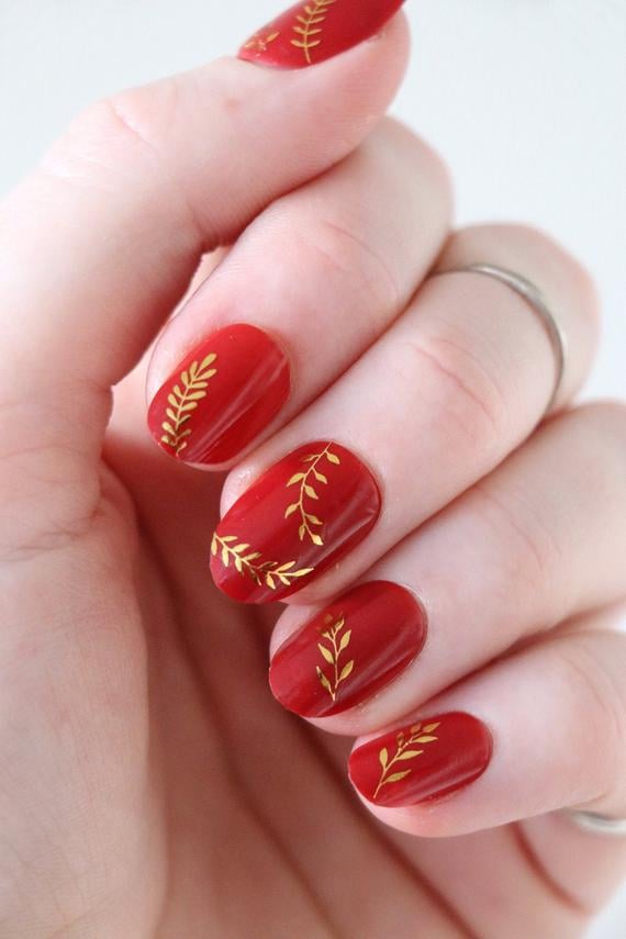 Gold Leaf Decals
