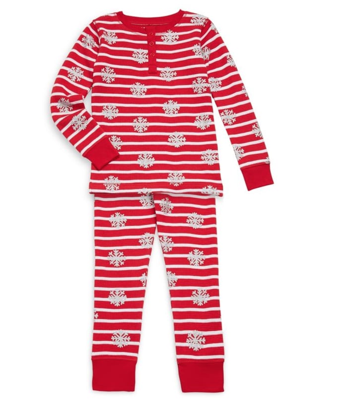 Hatley Toddler's, Little Girl's & Girl's Two-Piece Cotton Snow Flake Pajama Set