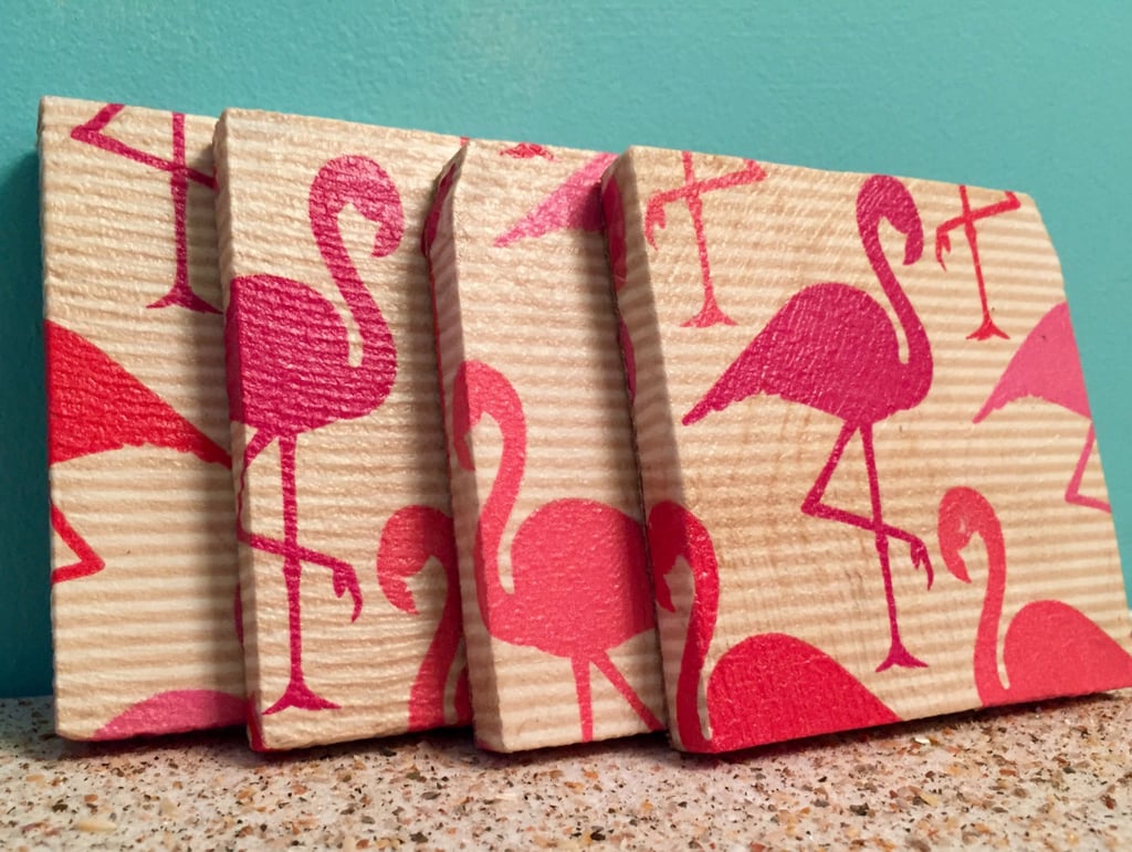 Large Flamingo Coasters (Set of 4) ($10)