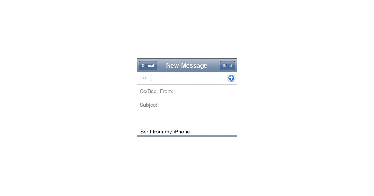 Mobile Email Signatures Popsugar Tech