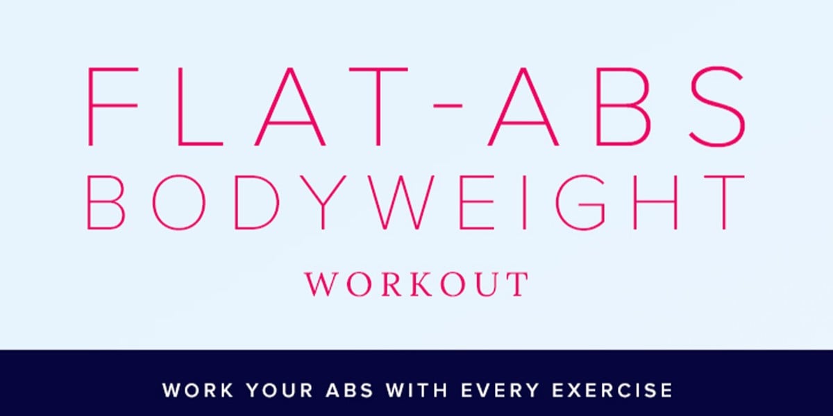 Printable Abs and Core Bodyweight Workout | PS Fitness