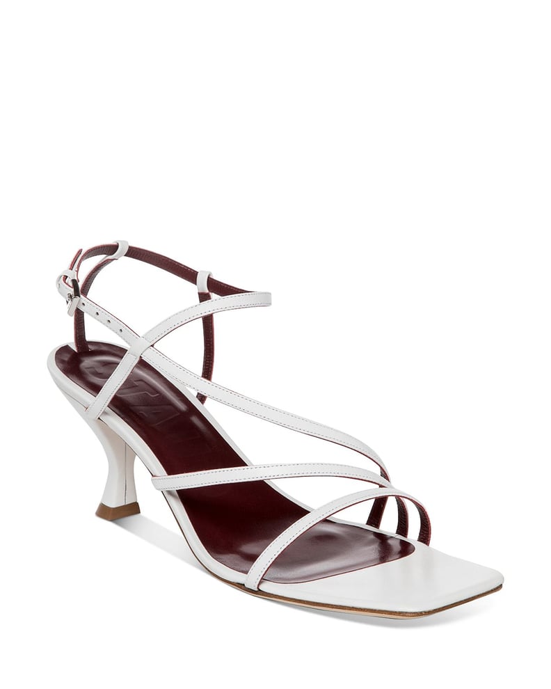 White Sandals: Staud Gita Heel Sandal